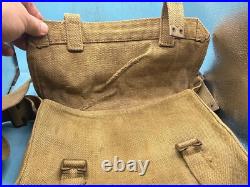 Sac Latéral Et Sangle D'Épaule Du British Army WW1 Daté De 1917 Modèle 1908