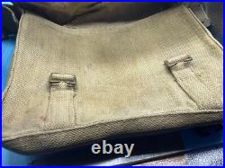 Sac Latéral Et Sangle D'Épaule Du British Army WW1 Daté De 1917 Modèle 1908