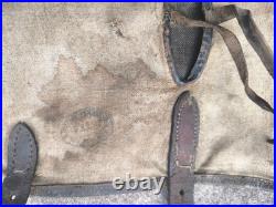 Sac a dos as de carreau 1893 poilu de 1914 cadre original cuirs retournés