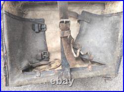 Sac a dos as de carreau 1893 poilu de 1914 cadre original cuirs retournés