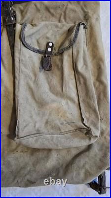 Sac à dos militaire FR WWI toile, France, état excellent