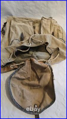 Sac à dos militaire FR WWI toile, France, état excellent