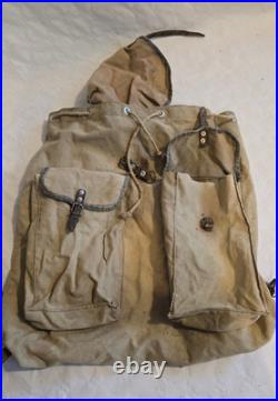 Sac à dos militaire FR WWI toile, France, état excellent