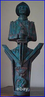 Sculpture Poilu Verdun 1916