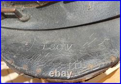 Selle de cavalerie américaine McClellan M1904 originale du 3rd Cavalry Regiment