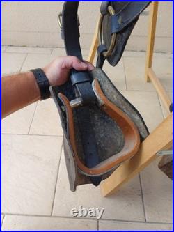 Selle de cavalerie américaine McClellan M1904 originale du 3rd Cavalry Regiment