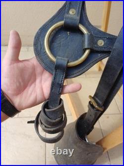 Selle de cavalerie américaine McClellan M1904 originale du 3rd Cavalry Regiment