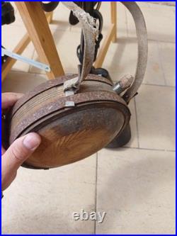 Selle de cavalerie américaine McClellan M1904 originale du 3rd Cavalry Regiment