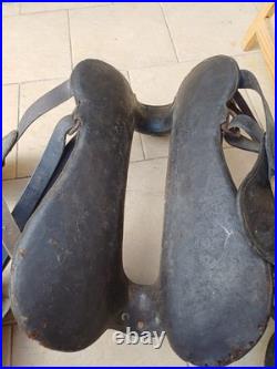Selle de cavalerie américaine McClellan M1904 originale du 3rd Cavalry Regiment