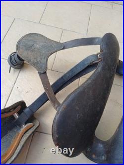 Selle de cavalerie américaine McClellan M1904 originale du 3rd Cavalry Regiment