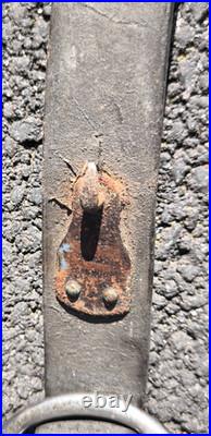 Selle fontes étriers sangle en cuir tressé officier cavalerie poilu ww1 1914