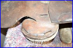 Selle française cavalerie lourde modèle 1874