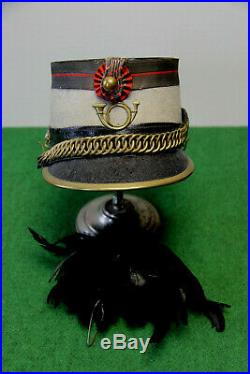 Shako D Officier De Chasseurs A Cheval Modele 1872 III Eme Republique