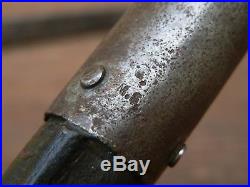 Souvenir WW1 vestige couteau de poilu US Trench knife AEF no casque/cartouchière