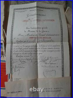 Superbe Lot Garde Republicaine 1914 1918 Livret Diplome Album Photos Poilu