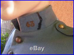 Superbe uniforme du 143 eme ri ww1