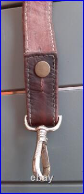 Suspente Bélière Sabre WW1 1914/18 Luxe Cuir surpiqué Officier FRANCE ORIGINAL