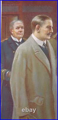 Tableau peinture signé maurice pillard verneuil signature de l'armistice 14 18