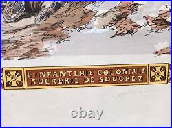 Tableaux Affiche Histoire France Série LA GUERRE TH SMID 1916 /Militaria