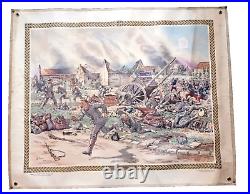 Tableaux Histoire France LA GUERRE TH SMID 1916 Bataille de la Marne/Soldats