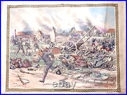 Tableaux Histoire France LA GUERRE TH SMID 1916 Bataille de la Marne/Soldats