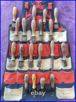Tablier de cordonnier militaire du 152eme régiment d'infanterie 1914 très rare