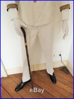 Tonquin Tenue Blanche Uniforme Casque Officier Des Troupes Coloniales 1900/1920