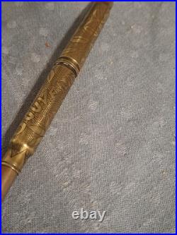 Trench Art Artisanat Tranchee Porte Plume 1914 1918 Poilu Verdun