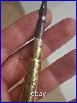 Trench Art Artisanat Tranchee Porte Plume 1914 1918 Poilu Verdun