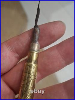 Trench Art Artisanat Tranchee Porte Plume 1914 1918 Poilu Verdun