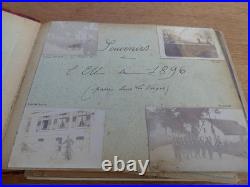 Trés Bel Album Souvenir de l'été de 1896 Passé dans les Vosges