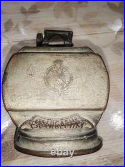 Très Rare Lampe A Pétrole Anglais Ww1 WW2 Marquage Pour Vélo Militaire