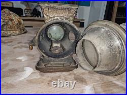Très Rare Lampe A Pétrole Anglais Ww1 WW2 Marquage Pour Vélo Militaire