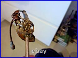 Tres rare coupe papier prussien, aigle impérial et blason, L 22cm, circa 1900