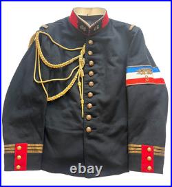 Tunique 1893-11 et képi Foulard capitaine du 66e RI Tours Tenue sortie 1911-1914