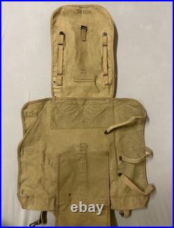 US WW1 M1910 Haversack, LONG 11-17 daté, nommé, 1917, AEF