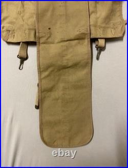 US WW1 M1910 Haversack, LONG 11-17 daté, nommé, 1917, AEF