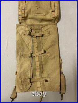 US WW1 M1910 Haversack, LONG 11-17 daté, nommé, 1917, AEF