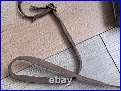 Une gourde avec cuire Cavalerie Français Modèlen1884 14/18 ww1 militaria