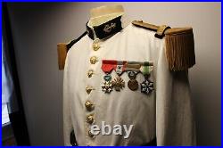 Uniforme D' Officier Des Troupes Coloniales En Extreme Orient Tonkin 1900