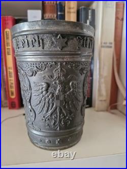 Verre Etain Du Sms Kaiser Wilhelm Croiseur Marine Allemande 1ere Guerre Mondiale