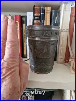 Verre Etain Du Sms Kaiser Wilhelm Croiseur Marine Allemande 1ere Guerre Mondiale