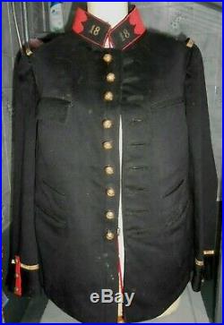 Veste d'uniforme 18ème régiment d'artillerie 14/18 WW1