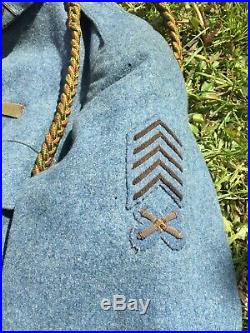 Veste lieutenant Bleu horizon BH 201e RI de Cambrai WW1 poilu Craonne tranchée