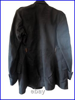 Veste noire lieutenant 18e artillerie Agen ww1 1914 1918 chevrons 2 ans au front