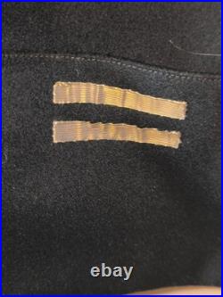 Veste noire lieutenant 18e artillerie Agen ww1 1914 1918 chevrons 2 ans au front
