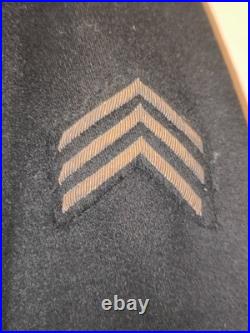 Veste noire lieutenant 18e artillerie Agen ww1 1914 1918 chevrons 2 ans au front
