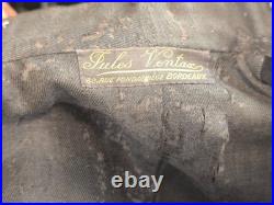 Veste noire lieutenant 18e artillerie Agen ww1 1914 1918 chevrons 2 ans au front