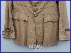 Veste saharienne col aiglon coloniale 14 18 wwi ww1 ou années 20