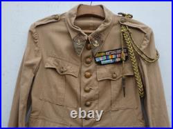 Veste saharienne col aiglon coloniale 14 18 wwi ww1 ou années 20